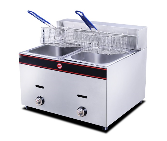 Gas Fryer Double 6+6L